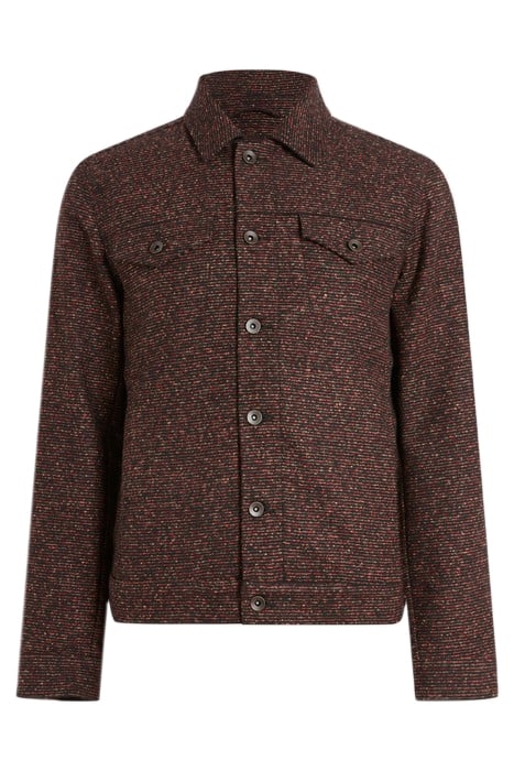 EVANS TRUCKER - MODERN TRUCKER JACKET SH RED RUM 2