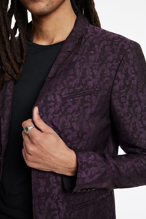 SLIM FIT CONVERTIBLE PEAKLAPEL BUTTON FR PURPLE HAZE 3