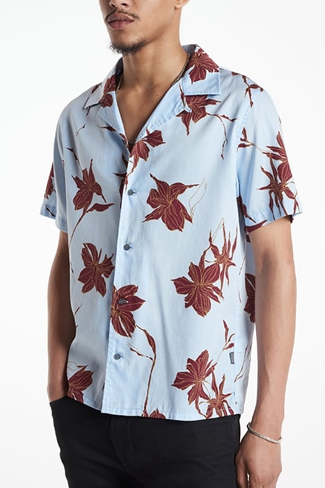 DANNY SS CAMP SHIRT CORNFLOWER 1