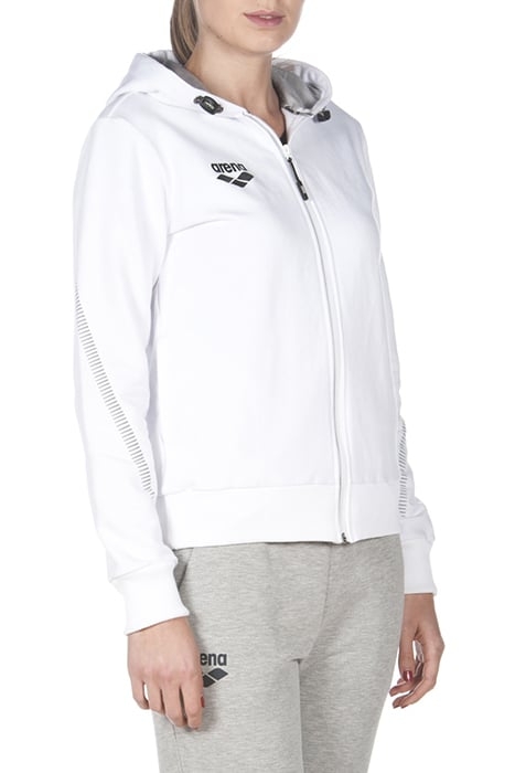 W TL HOODED JACKET WHITE 4