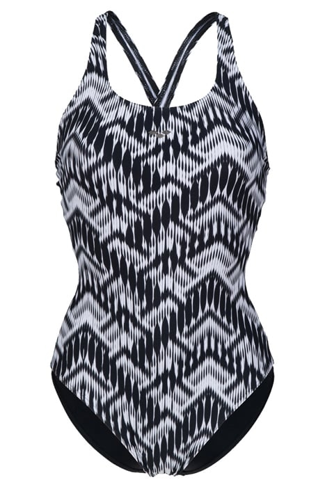 WOMEN'S BODYLIFT SWIMSUIT EMMA CRADLE BA BLACK MULTI-BLACK 4