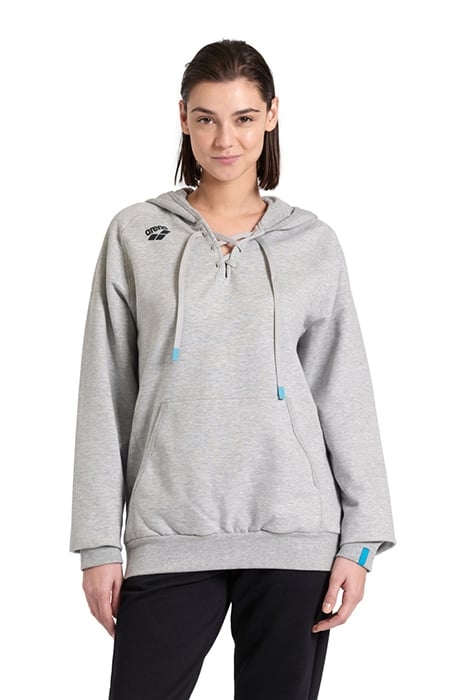 TEAM HOODED SWEAT LACED MEDIUM GREY HEATHER-LACE 4