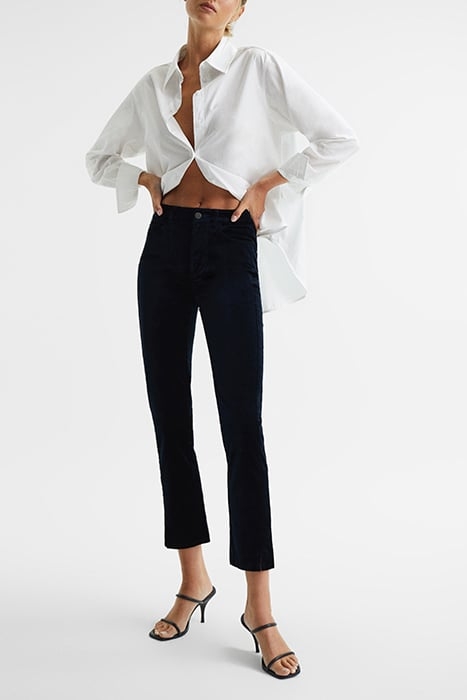 CINDY-TWISTED STRAIGHT PANTS NAVY 5