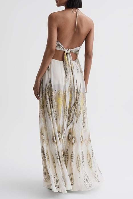 LIZA-PRINTED MAXI DRESS YELLOW 2