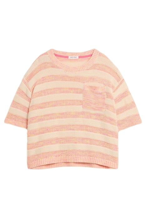 TERRY KNITTED TEE ORANGE 1