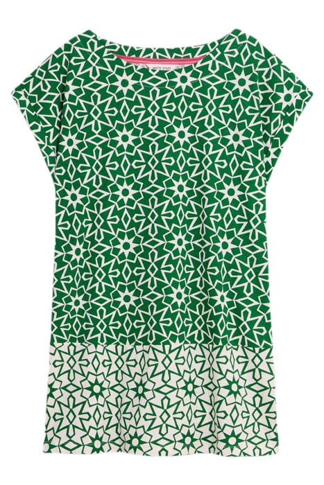 CARRIE TUNIC GREEN PRINTED 2