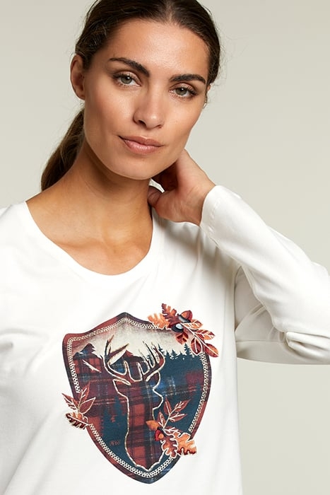 ECRU CREW NECK T-SHIRT 4