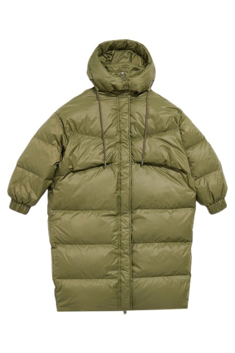 KHAKI DOWN PUFFER JACKET 3