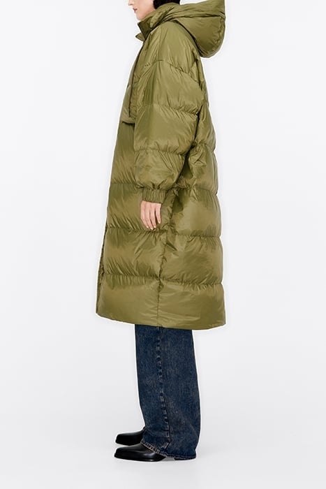 KHAKI DOWN PUFFER JACKET 4
