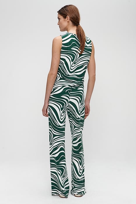 FLARE PANTS SPRING GREEN 2