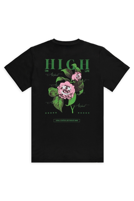 HIGH ON LIFE TEE BLACK 2