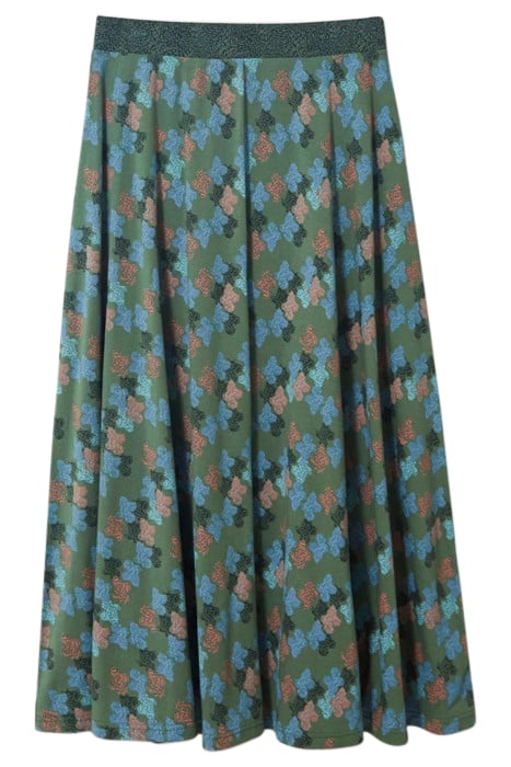 JADA MAXI SKIRT GREEN 2