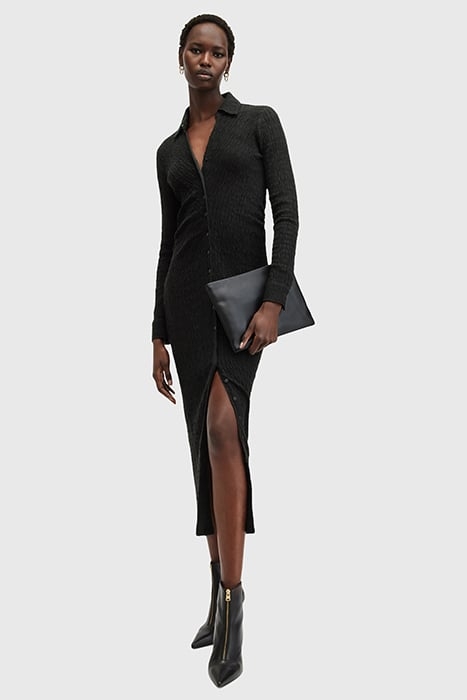 CONNIE MIDI DRESS BLACK 4