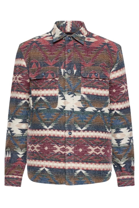 AZTEC JACQUARD VINTAGE RED 4