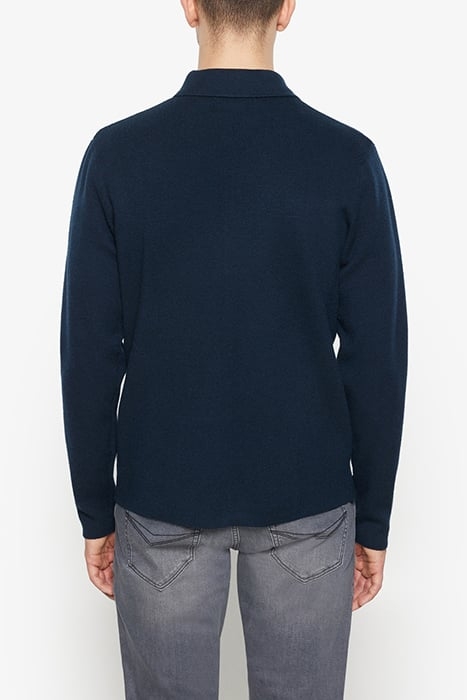 URIANSI ZIP CARDIGAN DEEP MARINE 2