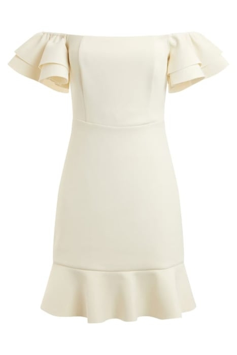 WYNONNA SHORT DRESS PALE PEARL 3