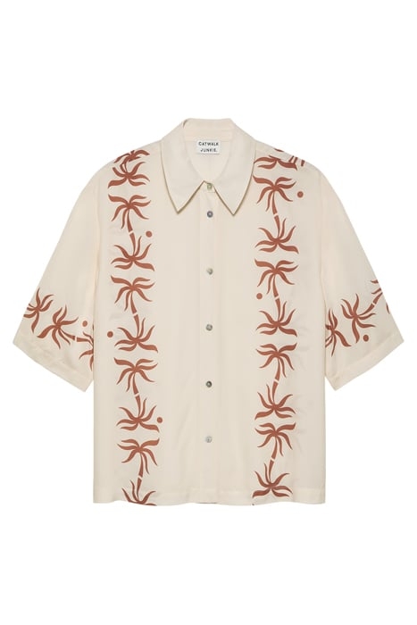 SHORT SLEEVE BLOUSE VANILLA CREAM 1