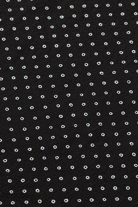 MIDI DRESS WITH HIGH LOW HEM POLKA EVENING BLACK 8