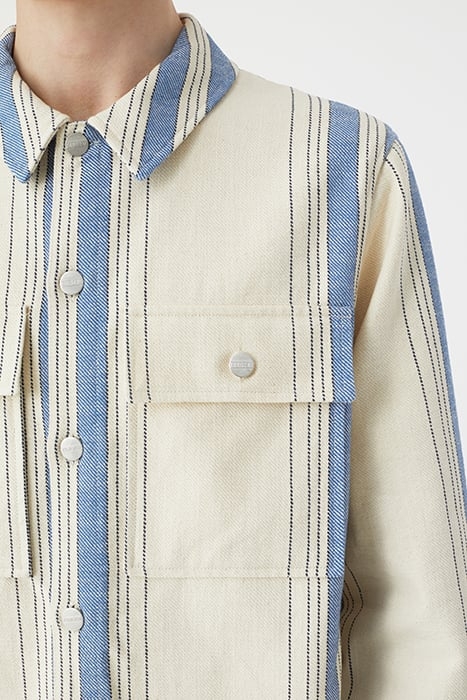 UTILITY SHIRT W/ ELBOW PATCHES SHIRTS & BLOUSES ECRU 5