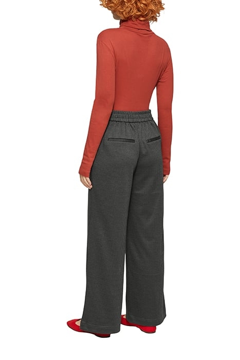 S.OLIVER-QS PANTS GREY/BLACK 3