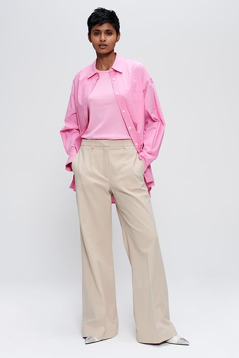 SOFT TWILL WIDE LEG PANTS SIMPLY TAUPE 5