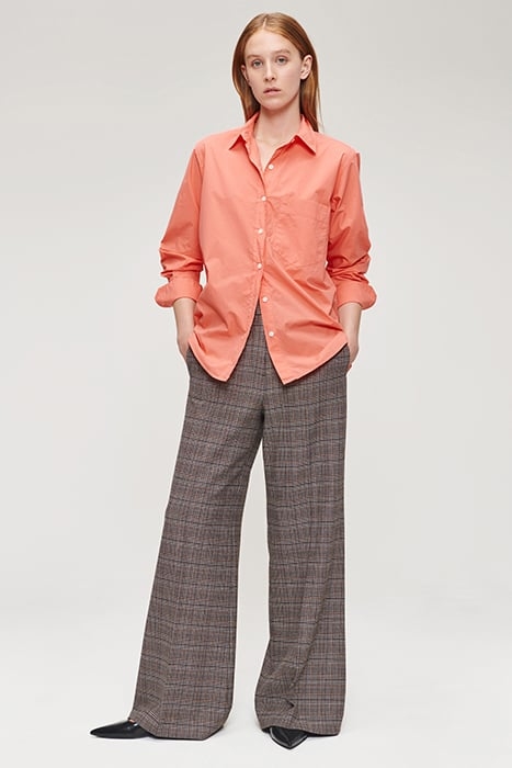 ORG COTTON BOYS SHIRT RADIANT CORAL 3