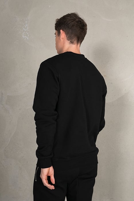 BRAND STRAIGHT CREW NECK BLACK 2