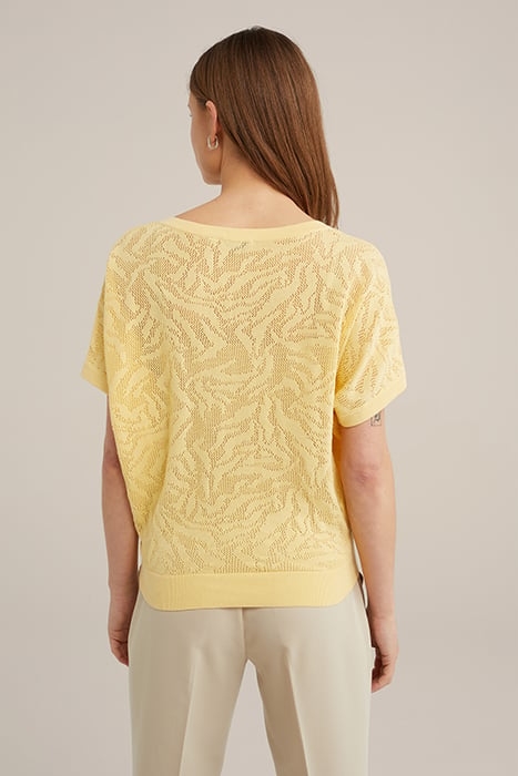 KNITTED PULLOVER LIGHT YELLOW 2