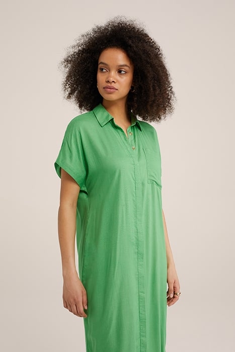 DRESS MID LENGTH BRIGHT GREEN 4