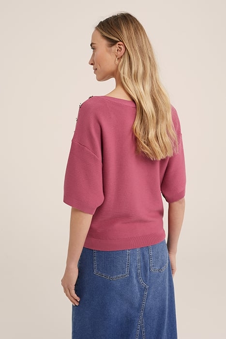 KNITTED PULLOVER OLD ROSE 2