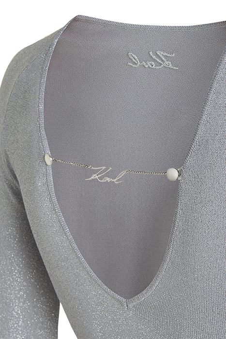 EVENING KNIT BODY SILVER LUREX 3