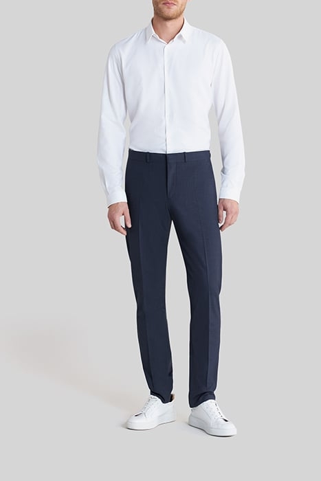 NAVY MINI-CHECK TRAVEL SUIT SUIT TROUSERS 3