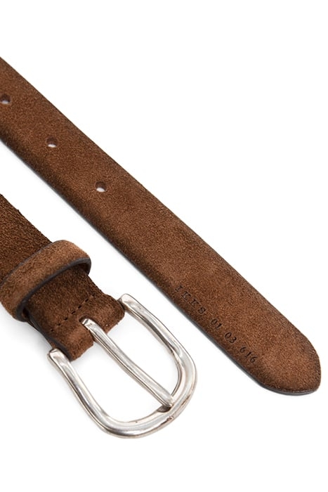 CIGAR SUEDE THIN BELT 5
