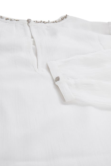 OFF-WHITE BLOUSE WITH BEAD EMBROIDERY 7