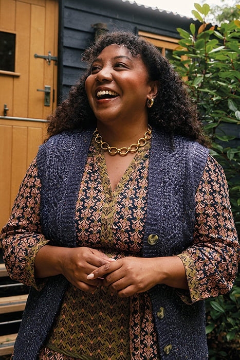 CABLE NEP BUTTON THROUGH TANK NAVY MULTI 7