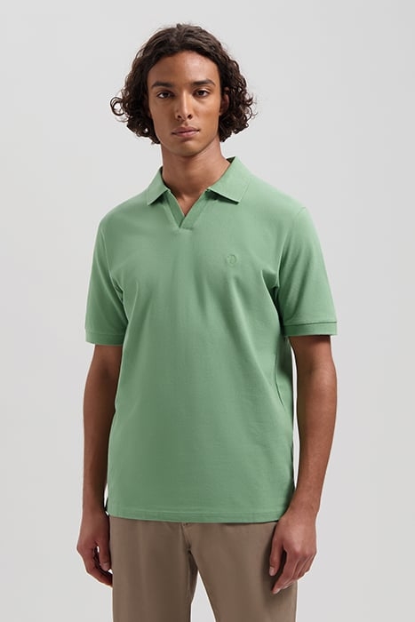 DS_BOWIE V- NECK POLO LODEN FROST LODEN FROST 1