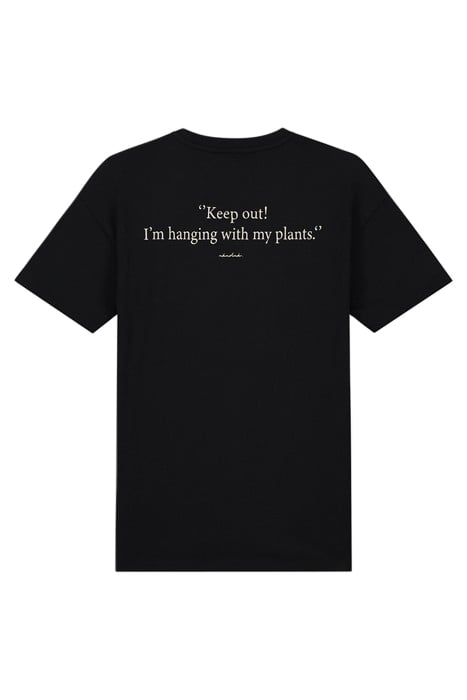 HANGING PLANTS T-SHIRT BLACK 3