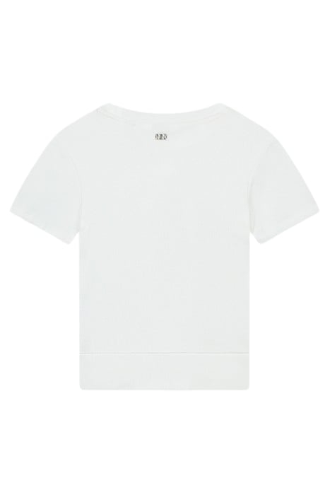 KNOT RIB T-SHIRT OFF WHITE 3