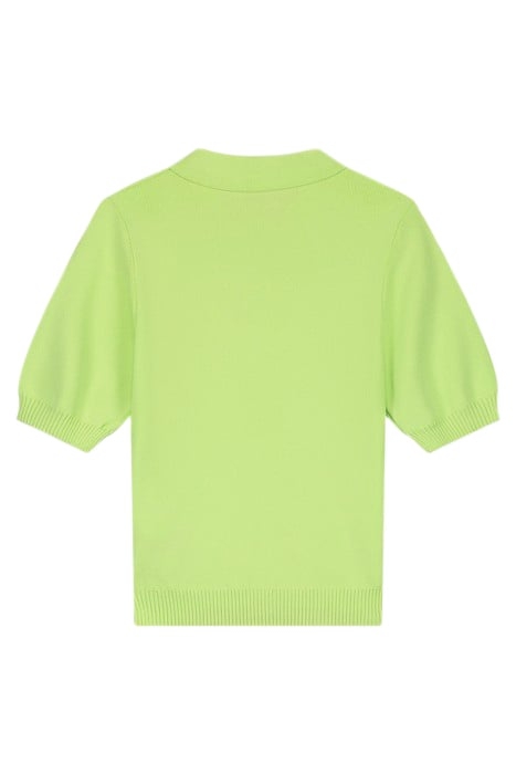 GOLDIE SOLID POLO SPLASH GREEN 3