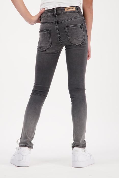GIRLS CHELSEA JEANS DARK GREY STONE 2