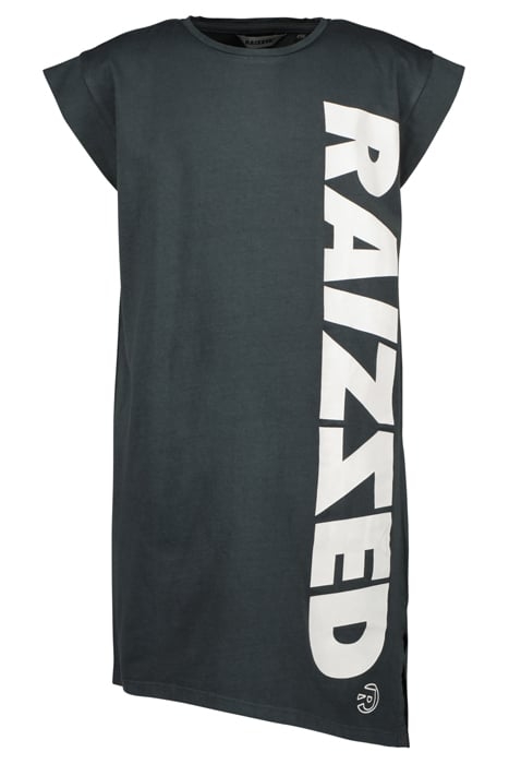 GIRLS DENVER DRESS BLACK GREY 1