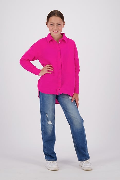 GIRLS SWINDON BLOUSE PINK GLO 1