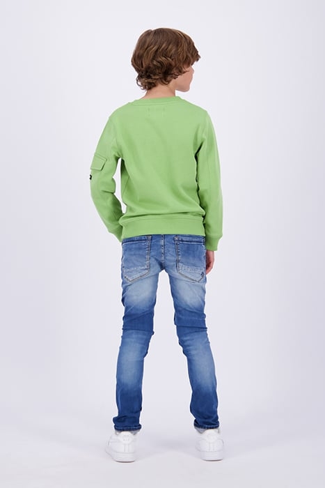 BOYS MARSHALL SWEATER RETRO GREEN 2