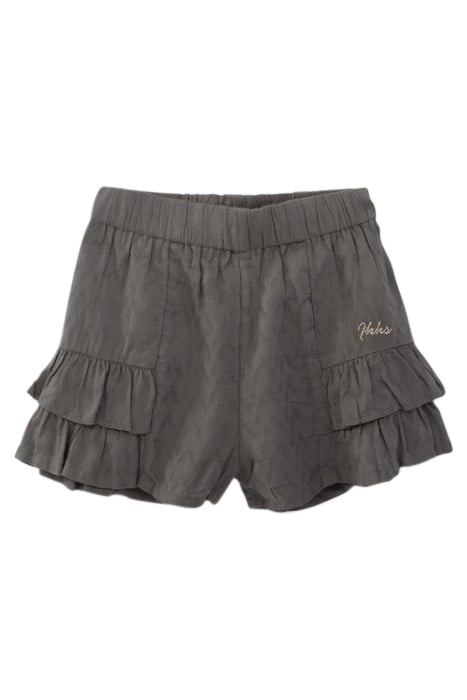 BABY GIRLS’ ECRU TOP AND KHAKI SHORTS 4