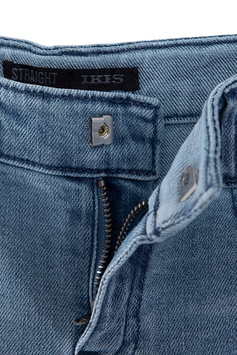 BOYS’ BLUE STRAIGHT JEANS WITH EMBOSSED ANCHORS 4