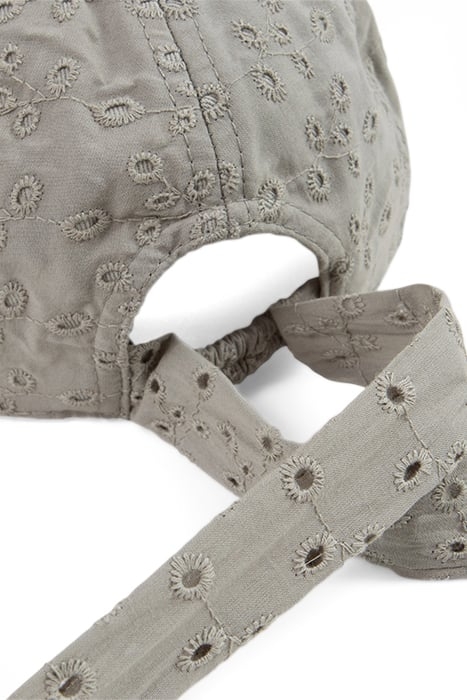 GIRLS’ KHAKI CAP WITH EYELET EMBROIDERY 7
