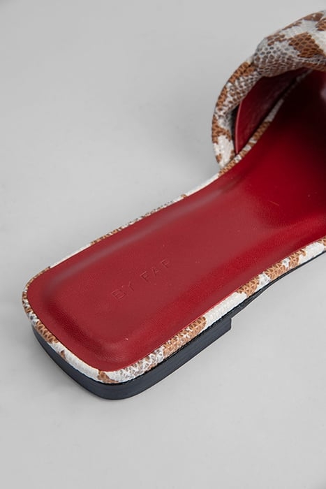 LIMA ALMOND SNAKE PRINT LEATHER ALMOND 3