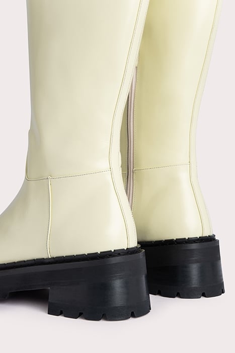 RUSSEL IVORY SOFT SEMI PATENT LEATHER IVORY 4