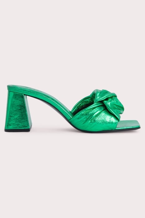 LAMAR CLOVER GREEN METALLIC LEATHER CLOVER GREEN 1