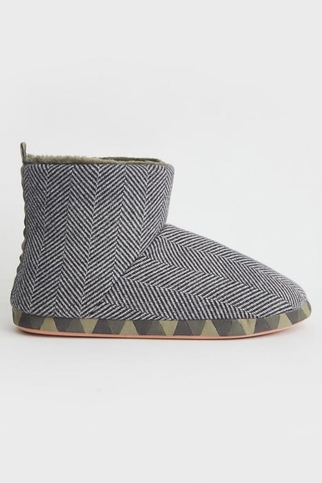 RAY HERRINGBONE BOOTIE GREEN MULTI 1